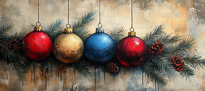 Weihnachtskugeln | Weihnachtsatmosphäre