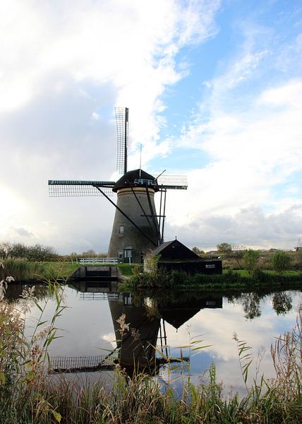 Moulin à Kinderdijk par Wilma Overwijn