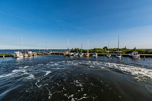 Marina Port de plaisance à Kloster, île de Hiddensee