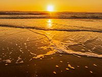Sunset in Carcans-plage