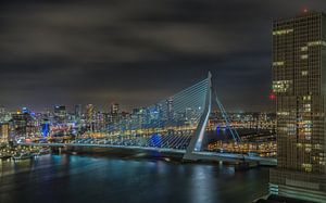 Manhattan @ the Maas - Rotterdam Skyline (3) van Tux Photography