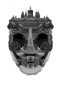 Amsterdam Stadtbild-Architektur - WEISS von City Creatives