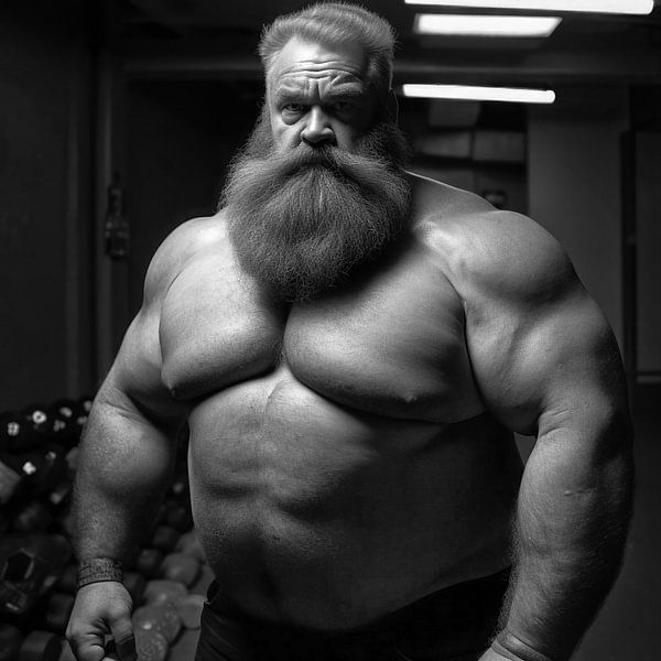 In the gym by BEARpictureart