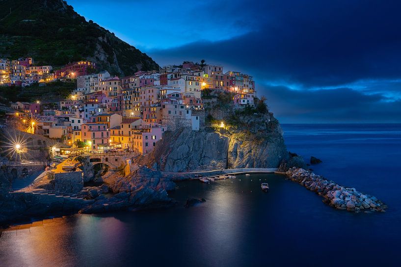 The illuminated pearl of Cinque Terre by Loris Photography