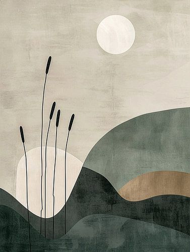 Japandi-stijl - Oever van het meer