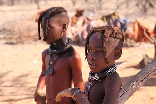 Himba's in Kamanjab