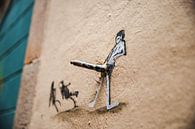 Straßenkunst in Barcelona von Sanne Vermeulen Miniaturansicht