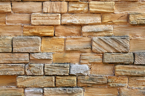 Sandstone wall