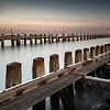 Boathouse and pilot pier Vlissingen by Linda Raaphorst