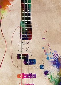 Gitarre 12 Musik Kunst #Gitarre #Musik von JBJart Justyna Jaszke