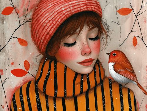 Het meisje met de vogel