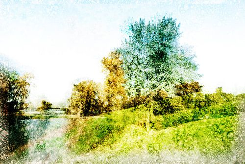 Nederlands landschap Den Bosch, Nederland