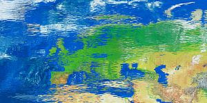 Waterspiegelkaart Europa