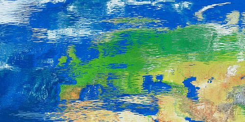 Waterspiegelkaart Europa