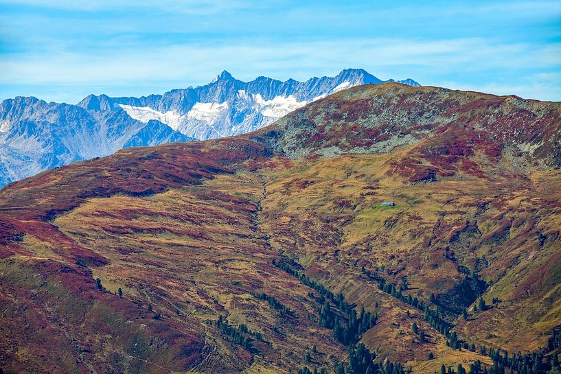The Wildkogel in autumn dress by Christa Kramer