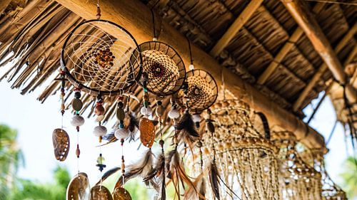 Dreamcatchers at a market near Dumaguete, Philippines