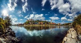 Burghausen an der Salzach von altmodern