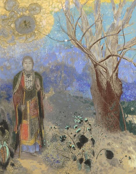 Buddha, Odilon Redon by Meesterlijcke Meesters