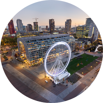 Markthal met reuzenrad van Prachtig Rotterdam