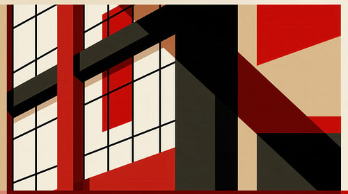 Bauhaus industrieel panorama