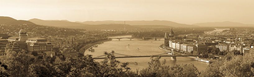 Panorama Boedapest van LUNA Fotografie