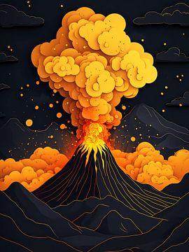 Volcano exploded by haroulita