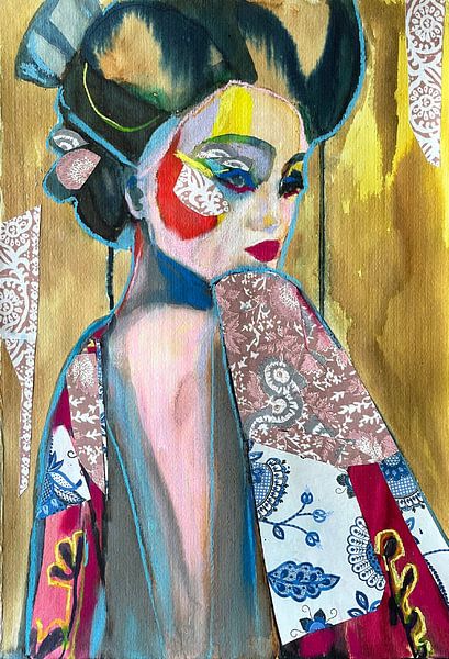 Sakura-Geisha von Helia Tayebi Art