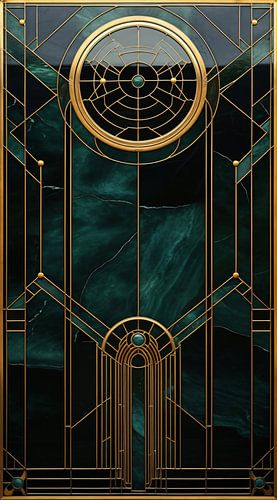 Art Deco Elegant Gatsby: Raam Gatsby (Spiritueel)