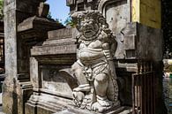 Standbeeld tempel Bali van Martijn Bravenboer thumbnail