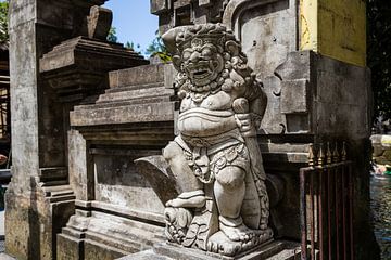 Standbeeld tempel Bali