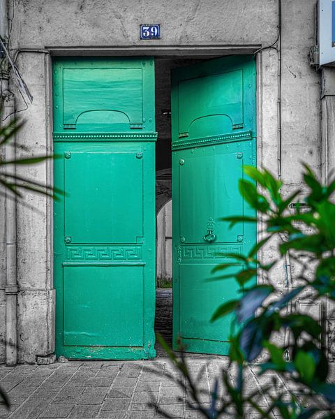 groene deuren van Tessa Pronkfotografie
