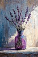 Lavendel-Lichtshow