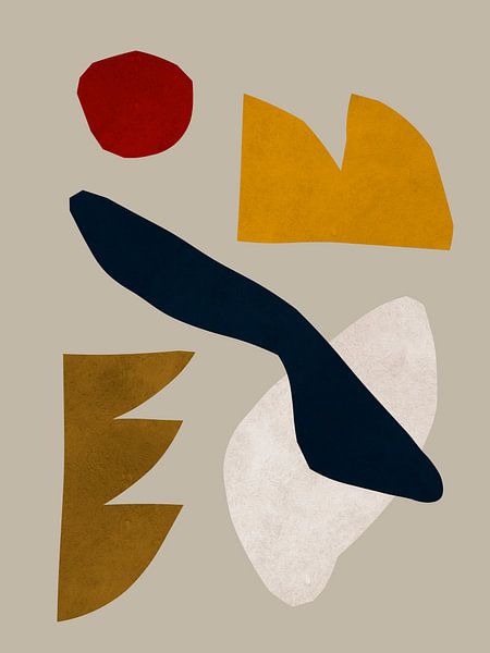Expressive collage 16 by Vitor Costa