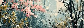 Morning Blossom | Abstract Nature by Wonderful Art