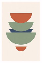 Minimalist Stacked Semi Circles by irgian firmansyah