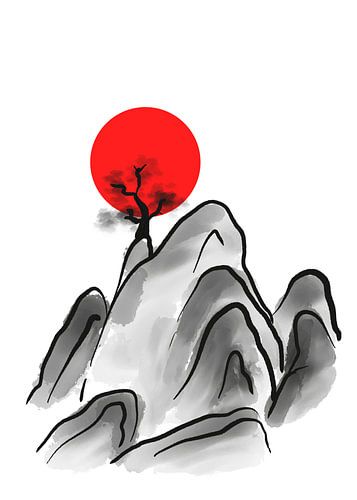 Chinesische Tuschemalerei