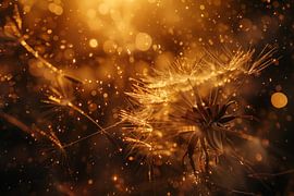 Goldfarbene Akzente aus Löwenzahn von TheXclusive Art