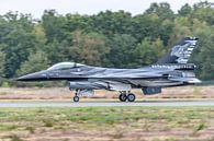 Belgische F-16 Demo Team: de Dark Falcon. van Jaap van den Berg thumbnail