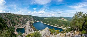 Der See Lac Blanc in den Vogesen in Frankreich im Sommer von Sjoerd van der Wal Fotografie