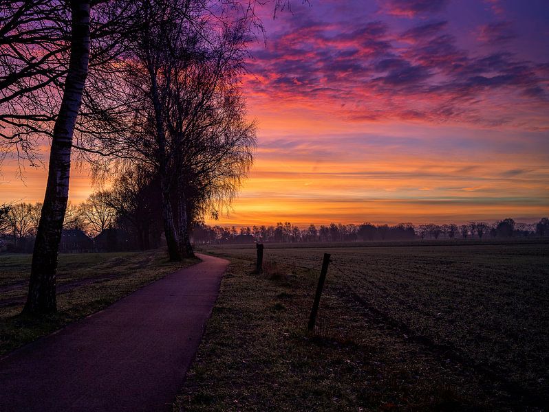 Kleurrijke Zonsopgang in Sint-Antonis van Bart cocquart