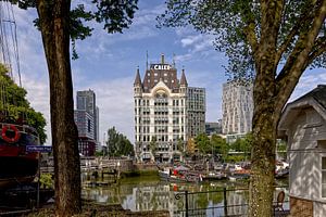 Doorkijkje naar het Witte Huis in Rotterdam