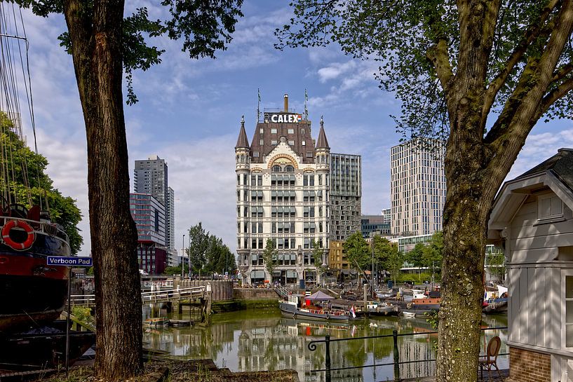 Doorkijkje naar het Witte Huis in Rotterdam van Robert Jan Smit
