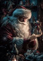 santa clause reading