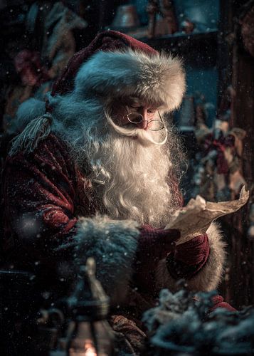 santa clause lezen van hisam colours