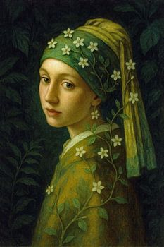 Das Mädchen mit dem Perlenohrring - Botanische Ausgabe