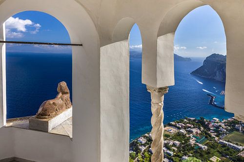 Sfinx in de tuin van Villa San Michele, Capri