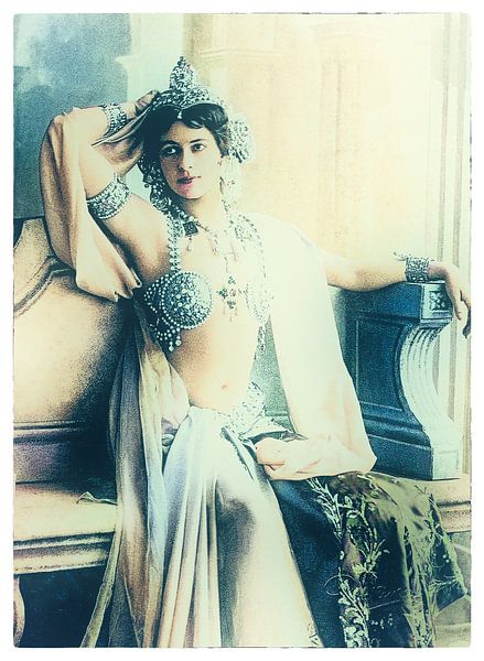 Mata Hari in her dancewear circa 1905 by Patricia Hofmeester