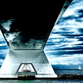 “Zeelandbrug” richting “Zierikzee” van Jan Sportel Photography