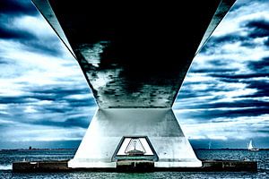 Zeelandbrücke in Richtung Zierikzee (Zeeland) von Jan Sportel Photography