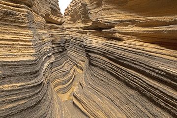 Los Grietas op Lanzarote, Canarische eilanden, Spanje